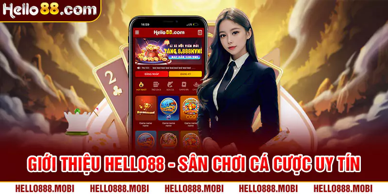 HELLO88 - NỀN TẢNG CÁ CƯỢC AN TOÀN - UY TÍN | TRUY CẬP HELLO88.COM +888K 1 Hello88 - Sân chơi cá cược trực tuyến uy tín